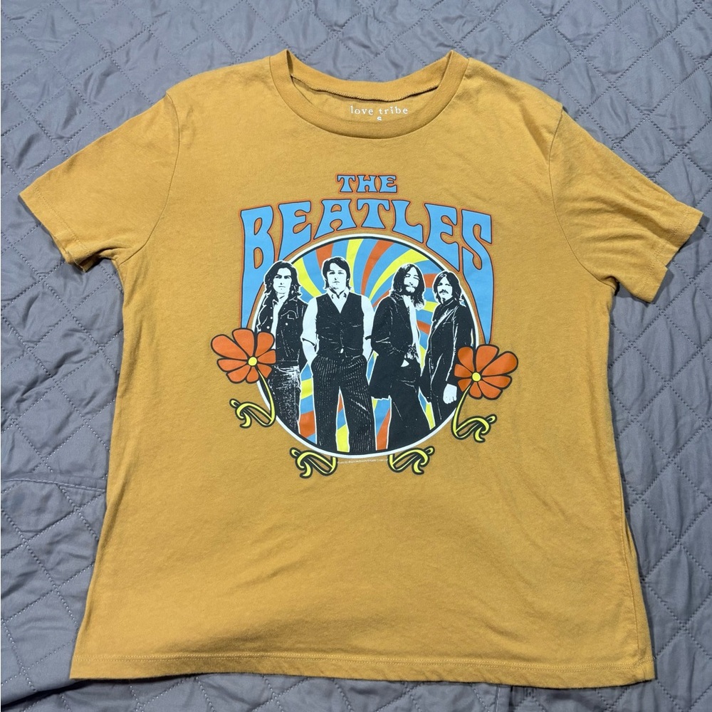 Love Tribe Mustard Yellow Tee